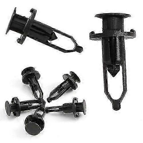 Car Fastener Clips for Toyota 30Pcs Black Plastic Push-type