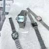 Brand Luxury Women Watch Ladies Quartz Watch Adjustable Stainless Steel Strap Women Wristwatch Fashion Square Clock