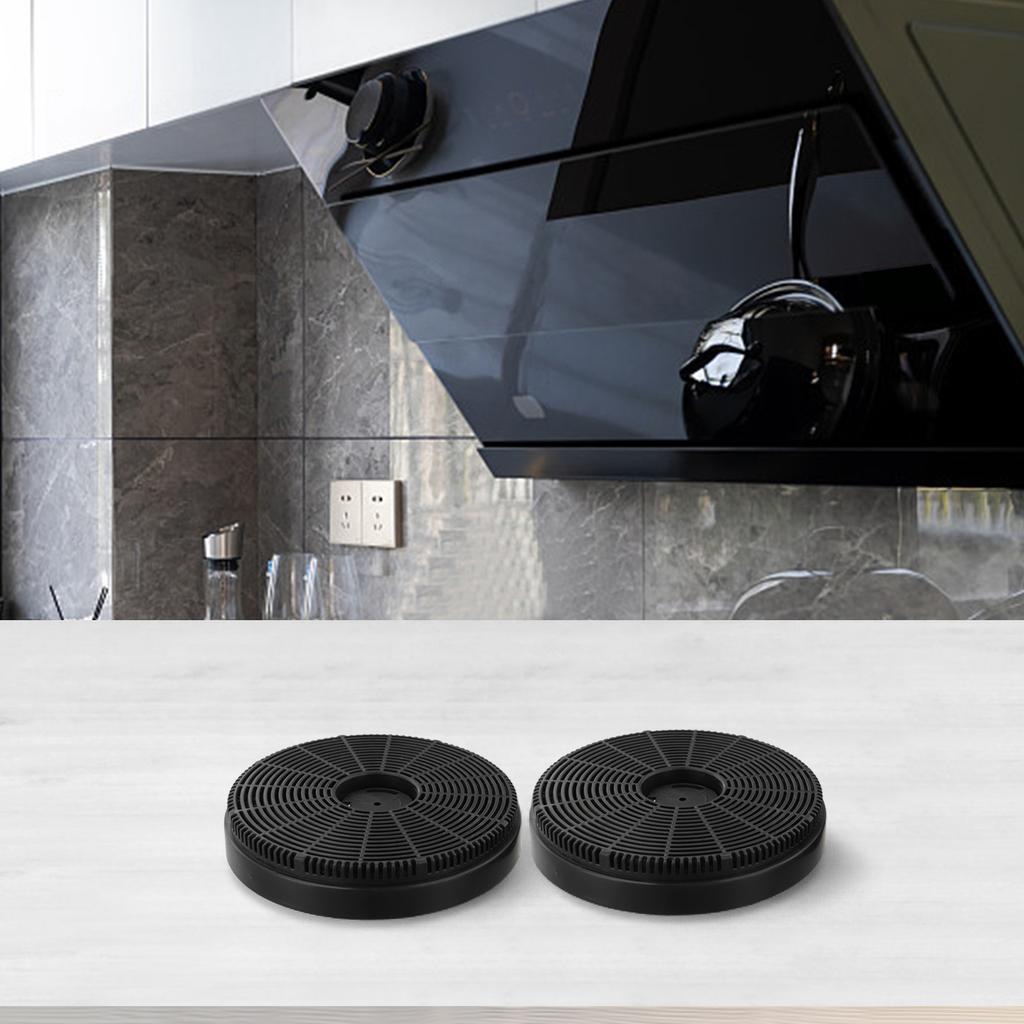 2 ks Filtrů s aktivním uhlím pro příslušenství kuchyňského odsavače par 160x30mm Náhradní filtry s účinnou kontrolou zápachu