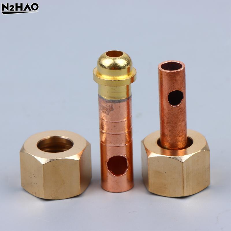 1/2PCS QQ 150A Welding Torch Power Cable Connector 8/10mm Nut, Efficiently Repair And Maintain Your Torch With This Connector