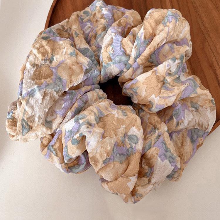 Korea Velvet Scrunchie Oversize for Women Red Hair Rubber Bands Girls Elastic Big Hair Tie Adult Maxi Scrunchies Hair Accessorie