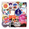 100 PCS Retro Traveling Stickers Graffiti Waterproof Decal Sticker To DIY Suitcase Laptop Luggage Bag Guitar Moto Car Skateboard