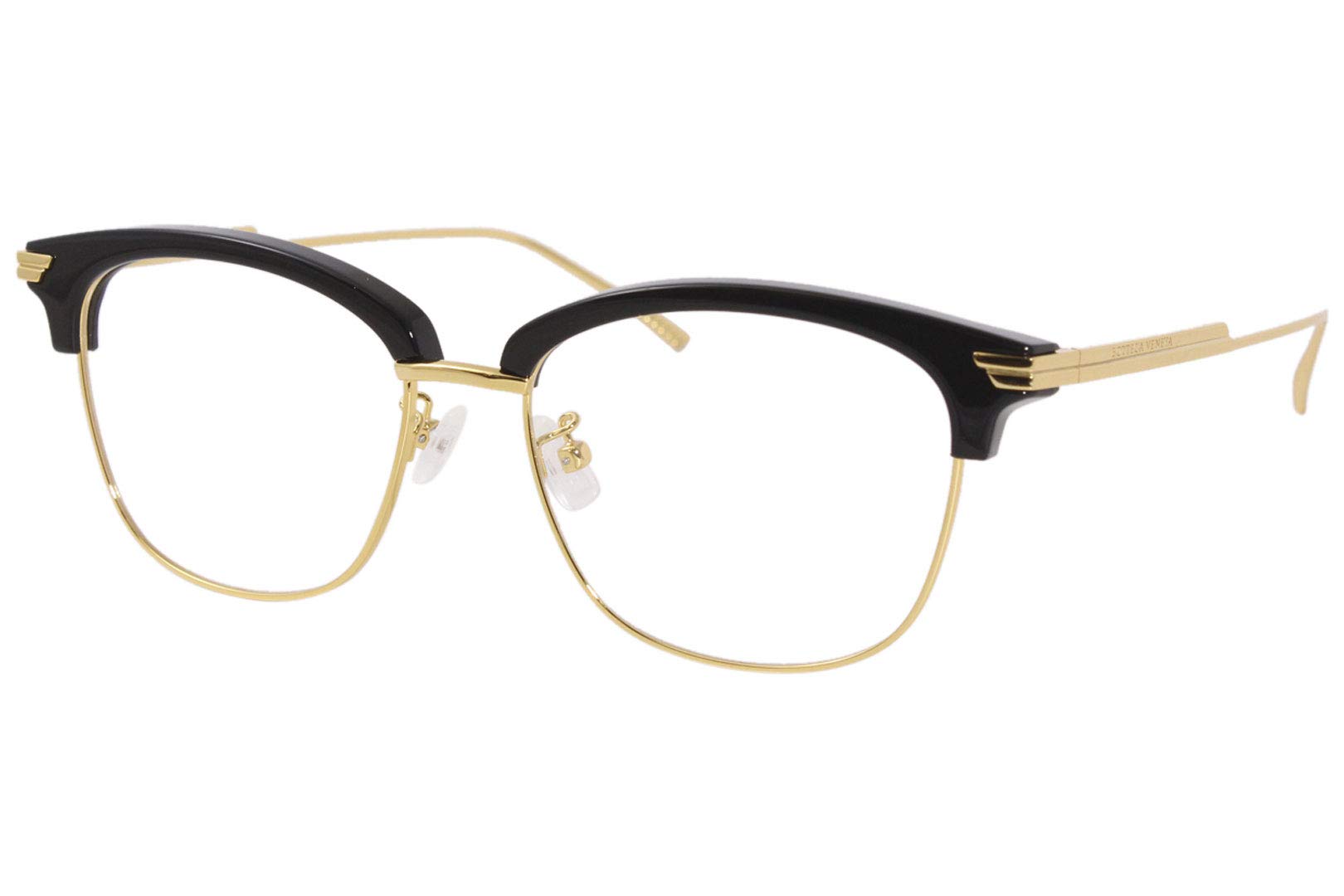 

Bottega Veneta Eyeglasses Frame Men s BV1011OA-006 Black/Gold