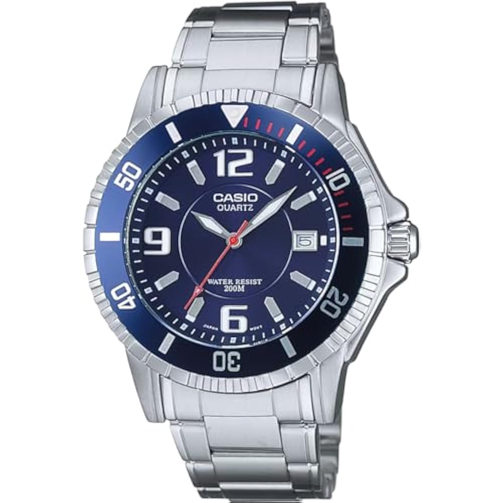 [Casio] CASIO Standard Men's Watch, Quartz, 20 ATM, Waterproof, MTD-1053D-2AV, Blue, Overseas Mod...