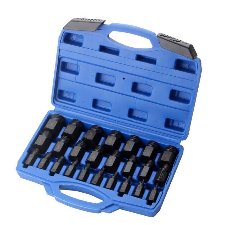25-Piece British Screw Extractor and Socket Tool Set