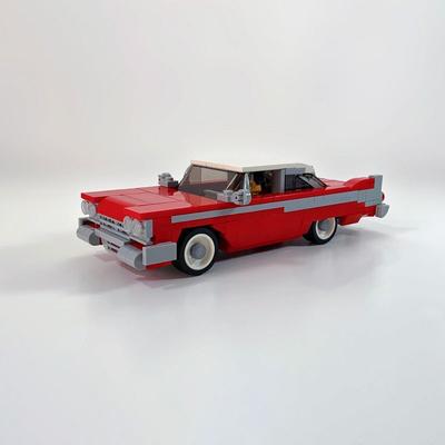 345PCS MOC Technical Christine-1958 Fury Speed  Cars Building Blocks Toys Modular Technology Desktop Ornament