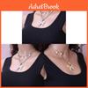 Vintage Geometric Multilayer Necklace With Alloy Pendant For Stylish Women