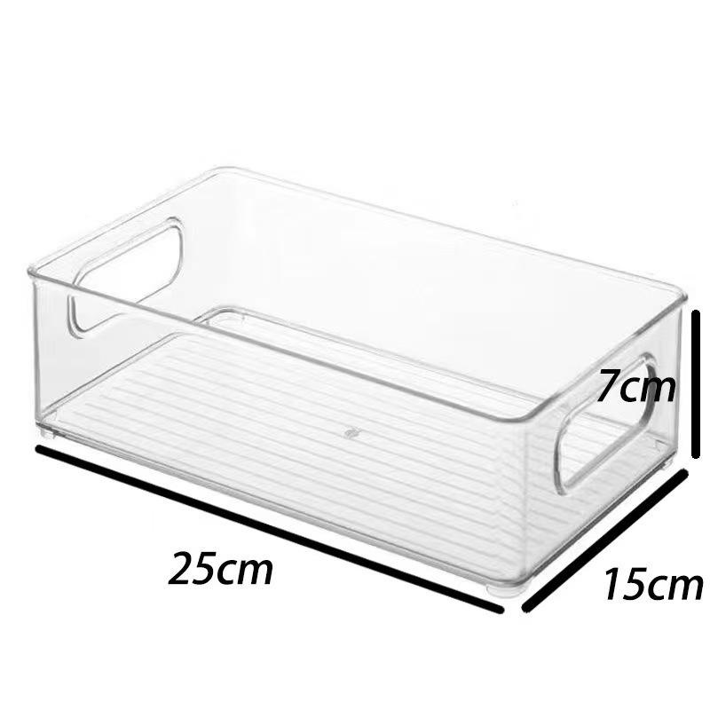 Transparent Acrylic Narrow Desktop Organizer for Stationery and Socks
