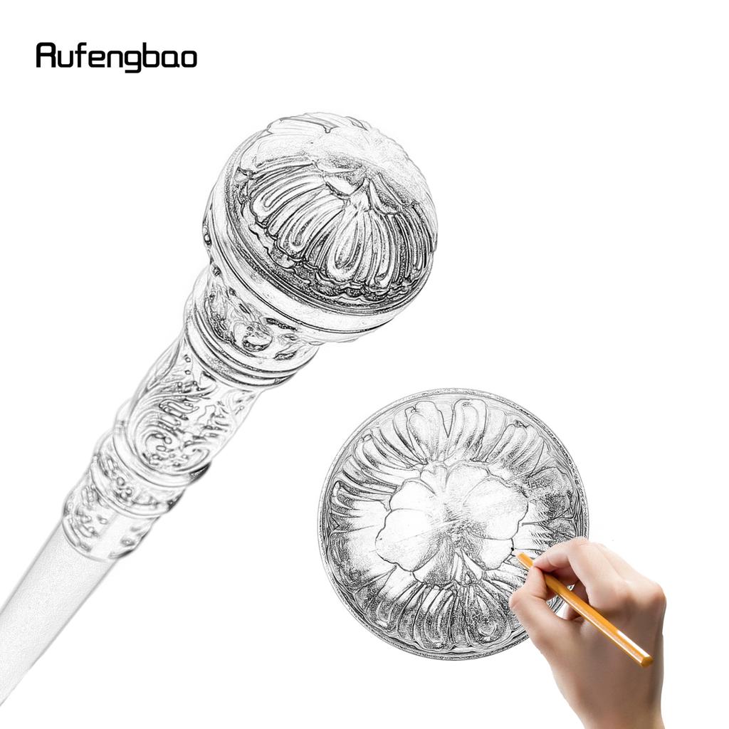 Golden Black Luxury Round Handle Fashion Walking Stick for Party Decorative Walking Cane Elegant Crosier Knob Walking Stick 93cm