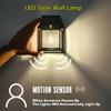 Solar Outdoor Led Courtyard Wall Lamp Human Body Induction Motion Sensor Garden Terrace Garage Door Street Fence Porch Lamp