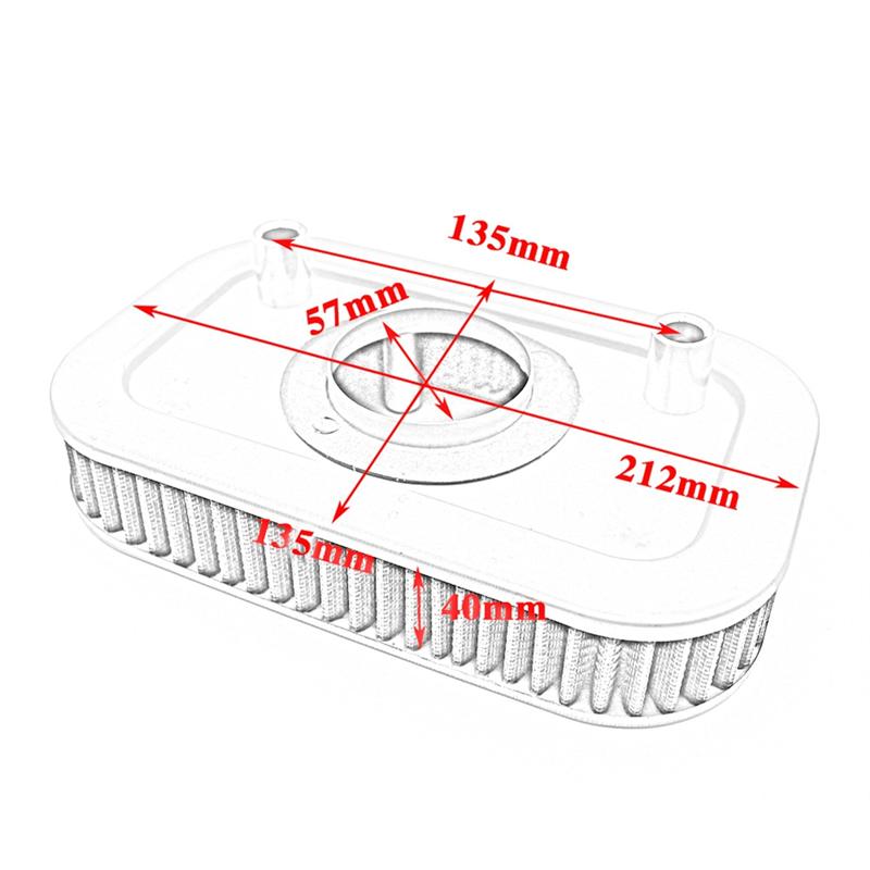 A58X-Motorcycle Engine Air Filter High Flow Intake Filter Filter  For  XL883 XLH883 XL1200 2004-2013