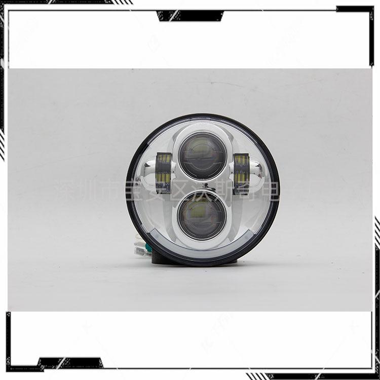 5.75-Inch Harley X48 883 750 1200 Motorcycle LED Headlight - Off-Road Modification