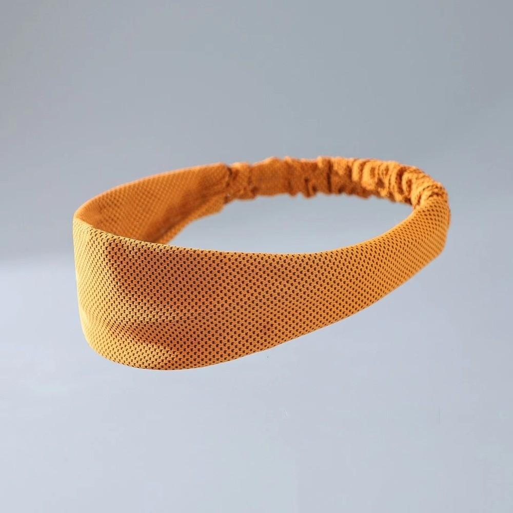 Sweat Absorbent Cool Elastic Headband Breathable Fitness Sweatband Lightweight Sport Headband Yoga