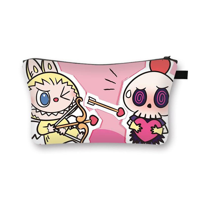 Cosmetic Bag for Girls, Large Capacity, Cute Storage, Toilet Bag, Portable Clutch Bag.