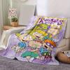 1pc Rugrats Home Decor Blanket: A Cozy Flannel Throw for Bedroom, Living Room, Travel, Camping, Car, Beach, Office Naps, Perfect Gift, Ideal Outdoor R