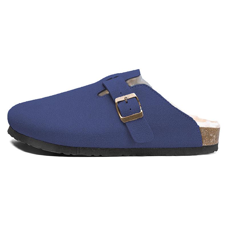 Factory Special Boken Head Cotton Slippers Men's and Women's Indoor Velvet Warm Drag Men's Foreign Trade Household Cotton Slippers