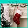 Cozy Red And White Checkered Christmas Stockings Featuring Shimmering Sequins And Plush Edges For Joyful Gifting