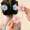 Blumenquasten-Haarspange für Mädchen – Antiker Stil Hanfu mit Perlendetail