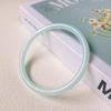 Set di Braccialetti in Resina Acrilica Traslucida Blu Bohemia Bangle da Spiaggia Impilabili Gioielli Leggeri