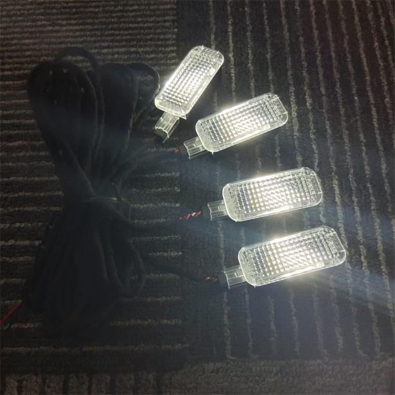 Car Interior Foot Space Lamp LED Footwell Light Cable For Passat B6 B7 Golf 5 MK5 6 MK6 SEAT Toledo Leon A3 A4 A5 A6 A8 Q3 Q5 Q7