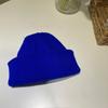 Autumn and Winter Pure Color Knitted Women's Warm Woolen Hat