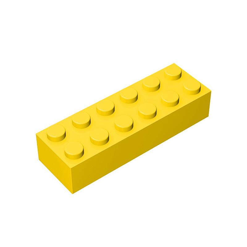 44237 2456 Stein 2 x 6 Steine Kollektionen Großhandel Modular GBC Spielzeug Für Technic MOC Set 1 Stück Verkauf Gebäude Steine