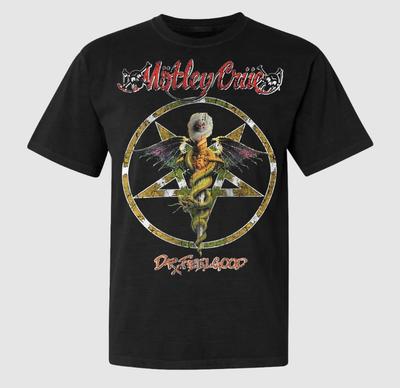 Motley Crue Dr Feelgood Foto Band Maglietta Taglia S-5XL Stampa Replica T-Shirt Unisex
