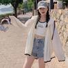 Women's Summer Hooded Sun-Protective Long-Sleeve Lightweight Jacket: Korean-Style Loose-Fit Breathable Sun-Protective Jacket