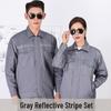 Men's Long Sleeve Workwear Set - Durable Labor Protection for Workshop and Auto Repair. Perfect for Spring and Autumn.