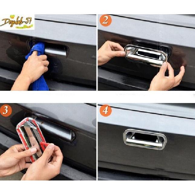 For Honda CR-V CRV 2012-2014 ABS Chrome Trunk Rear Door Handle Bowl Cover Trim