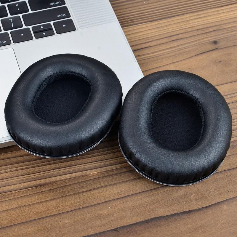 2xDurable Protein Ear Pads for ATH-M70X Headphone Sleeves Earmuff Easily Replaced Ear Pads Sleeves Cover Headband