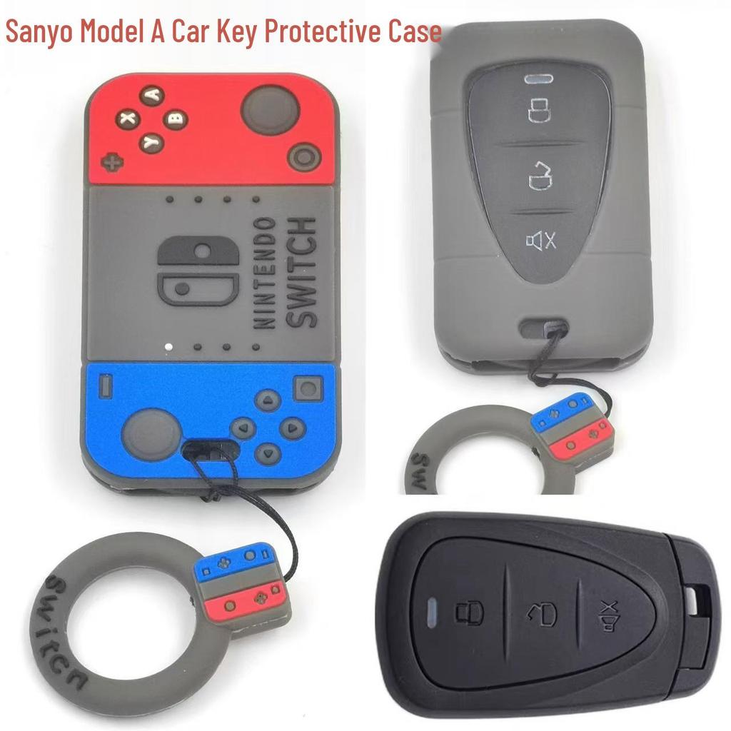 Cat Paw Cartoon Key Cover for Yamaha & Honda Motorcycles