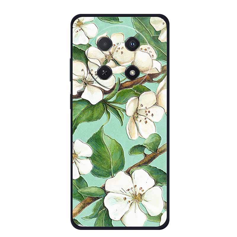 3D Emboss Case For Huawei Nova 14i Phone Case Coque Flowers Silicone Soft Back Cover For Huawei Nova 13i Y91 12i Case Funda Para