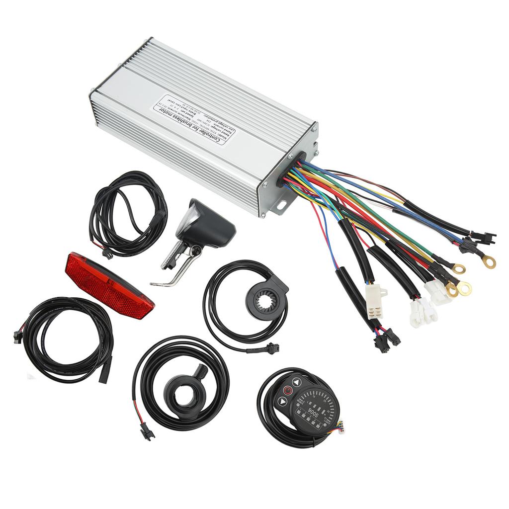 36V 48V Electric Bike 30A Sinewave Controller LED 900S Display with Thumb Throttle Power Assist