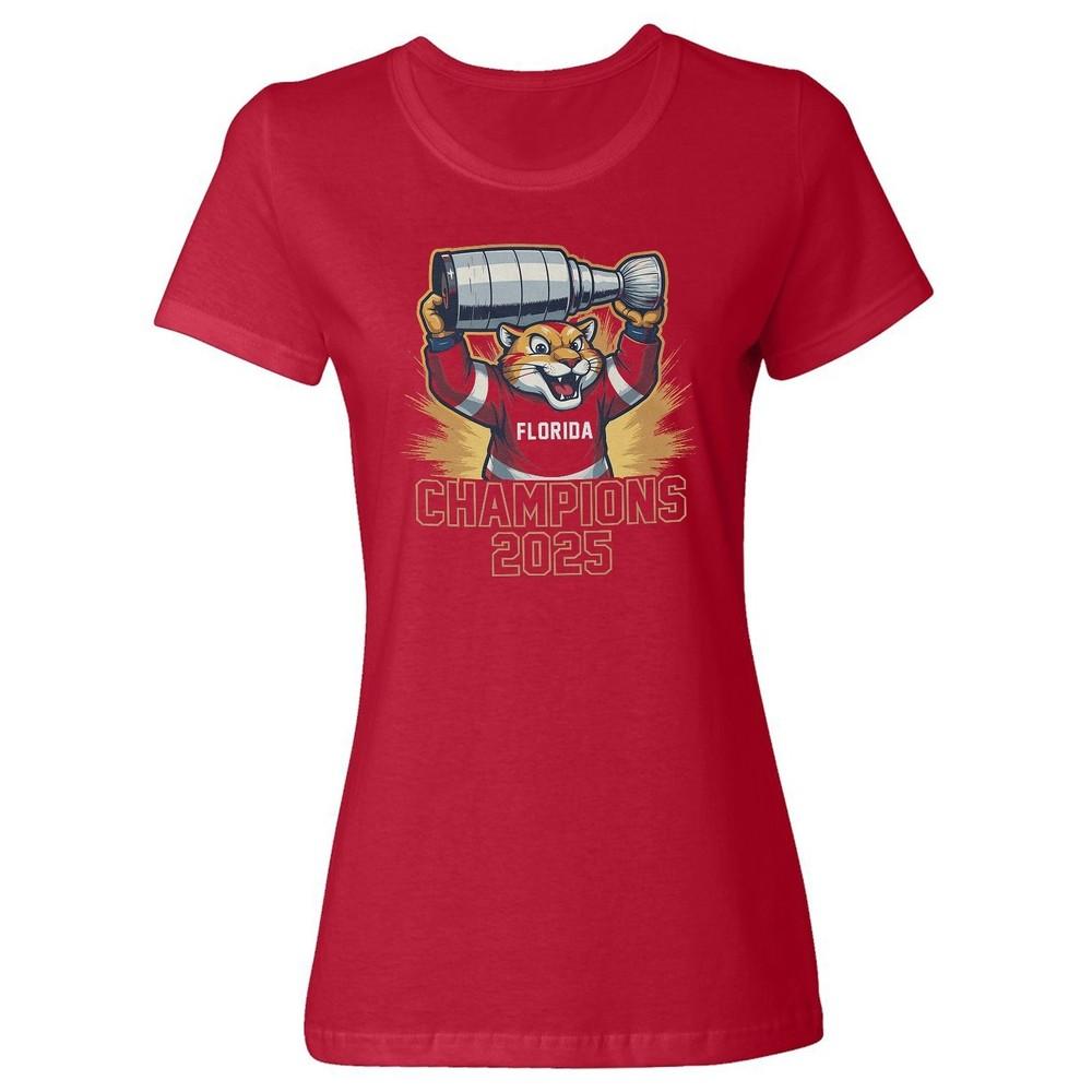 2025 Season Winners Hockey Trophy - Florida Fans Gift Ladies Crewneck T-Shirt Unisex T-Shirt XXXL