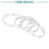 ACROPIX Hub Center Ring 66.6-64.1 Mm Silver Tone 4pcs