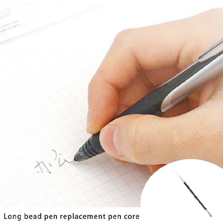 100Pieces Replaceable Beadable Pen Refills Beadable Ballpoint Pen Refills Black/Blue Inks 1.0mm Tip Write Smoothly