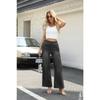 New Zipper High-waisted Loose Wide-leg Pants Cover the Meat and Look Thin Straight Women's Jeans and Trousers