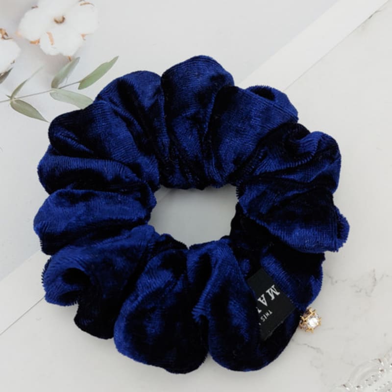 

MAIA Бархатный Блестящий Гопчанг Шушу-Темно-синий ONE