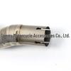 Applicable Motorcycle Young Lion 500 Stainless Steel Exhaust Pipe Replacement - Back Pressure Drum Mid-Section Modification.