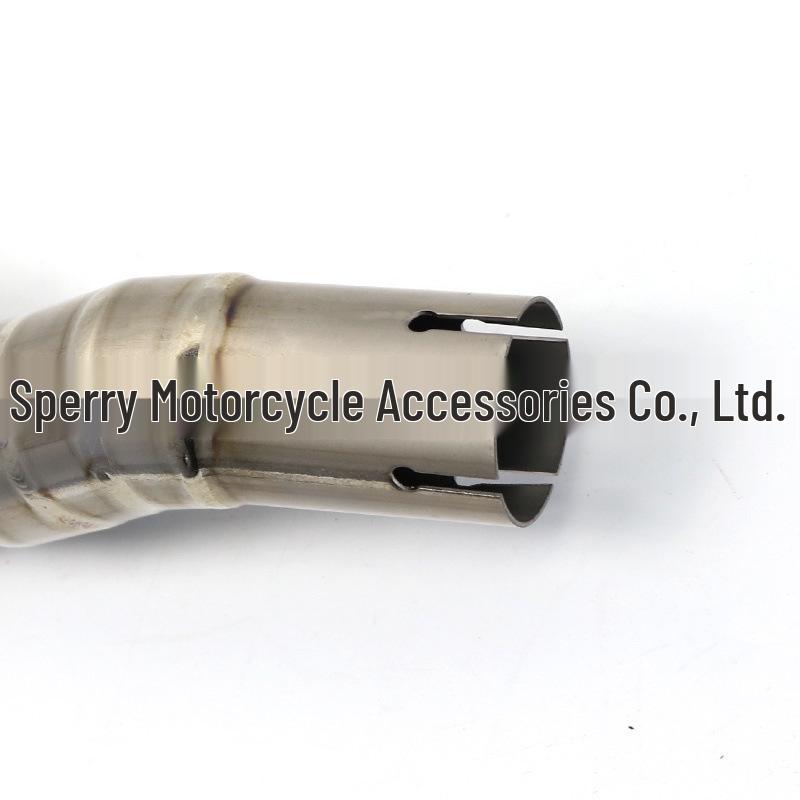 Applicable Motorcycle Young Lion 500 Stainless Steel Exhaust Pipe Replacement - Back Pressure Drum Mid-Section Modification.