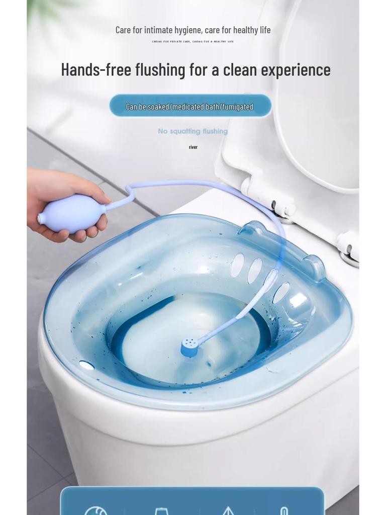 Freihändiges Kniebeugenfreies Bidet: Sanfte Reinigung ohne Schwindel oder Beinschmerzen.