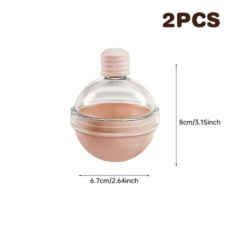 2Pcs Ice Cube Mold Round Ice Hockey Premium Silicone Ice Sphere Molds Seamless 2.5In Ice Balls Kitchen Must-Have For Chilled