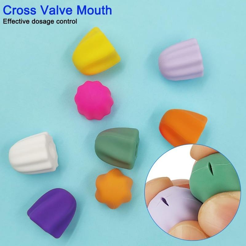 Silicone Toothpaste Cover, Self-closing Toothpaste Cover Toothpaste Dispenser Squeezer,for Children and Adults, No Waste