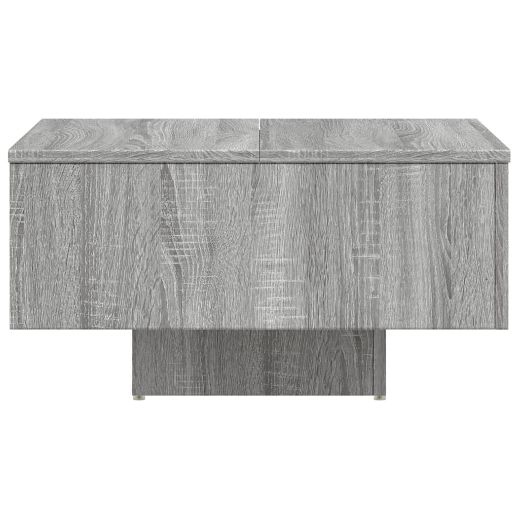  Coffee Table, Grey Sonoma Oak, 60x60x31.5 Cm