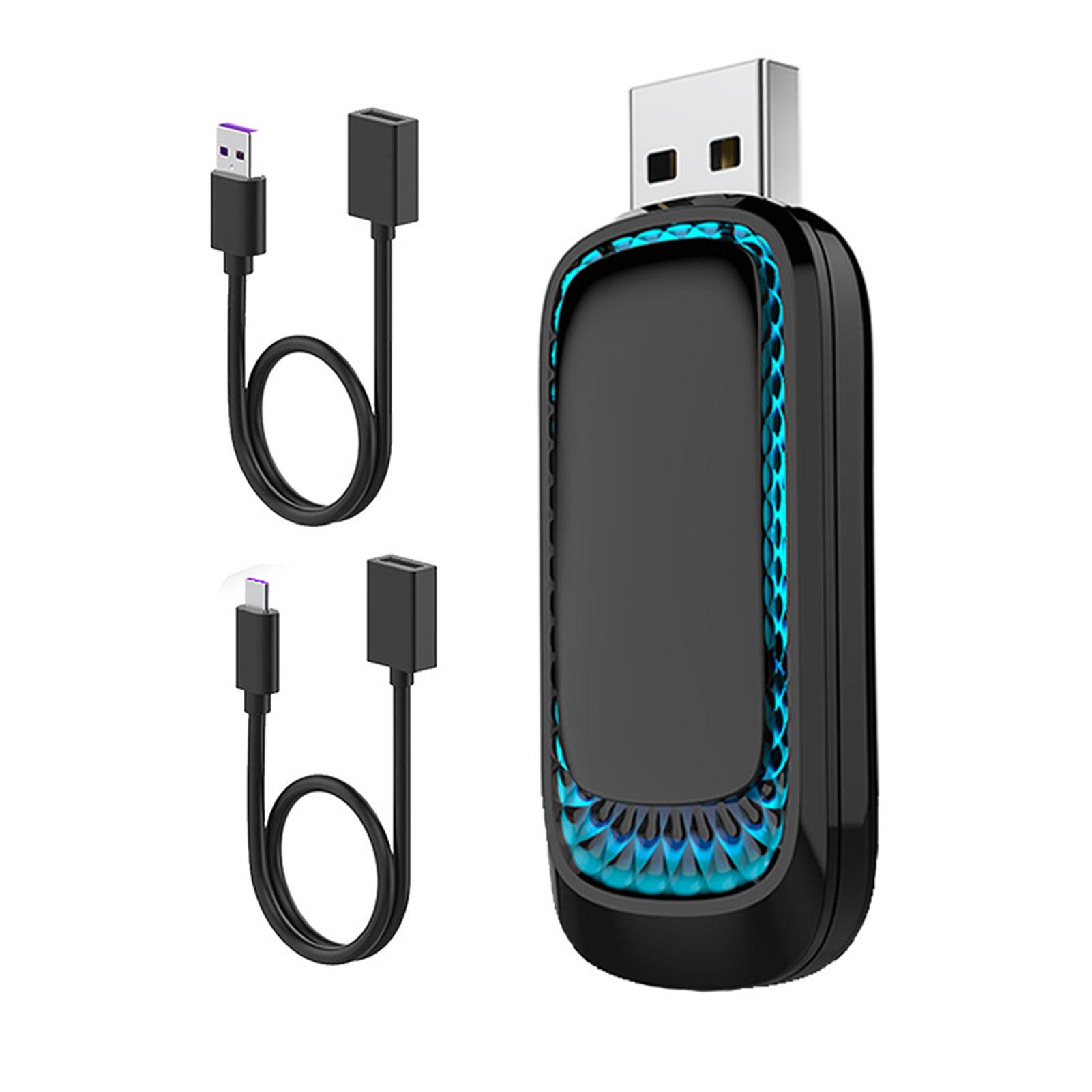 

Мини беспроводной адаптер для заводских и Android Auto многоцветный окружающий свет с низкой задержкой