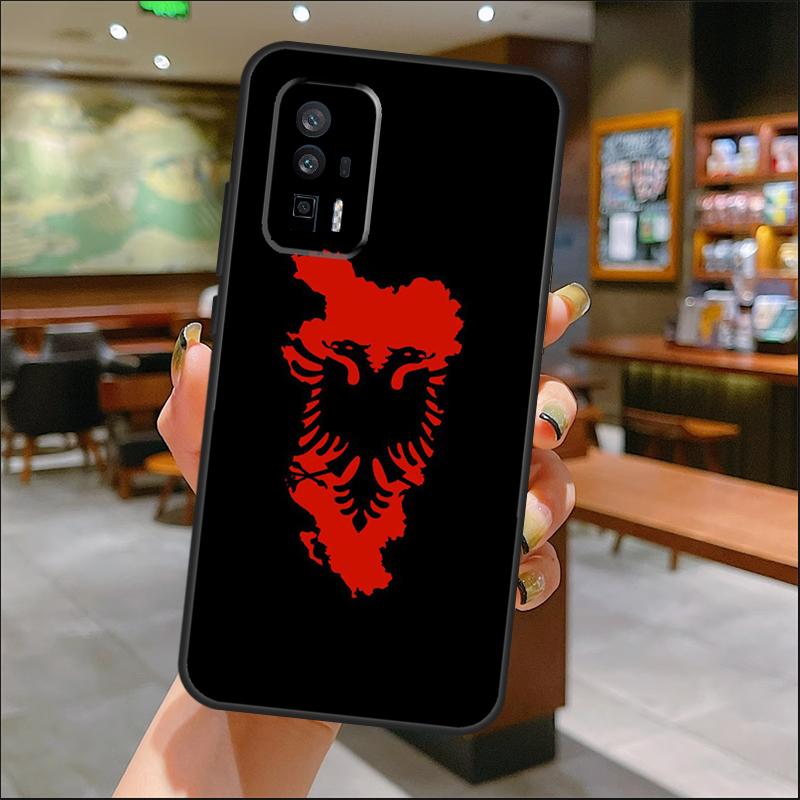 Albania Passport Case For Xiaomi 14 Ultra 15 13 11T 12T 13T 14T Pro POCO X7 Pro X3 X5 X6 M6 F5 F6 Pro Cover