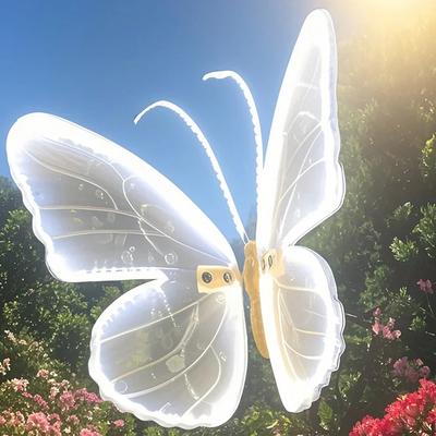 Luzes LED Dinâmicas Estáticas de Simulação de Borboletas para Exterior para Festival, Decoração de Casa, Festa de Feriado, Decoração DIY