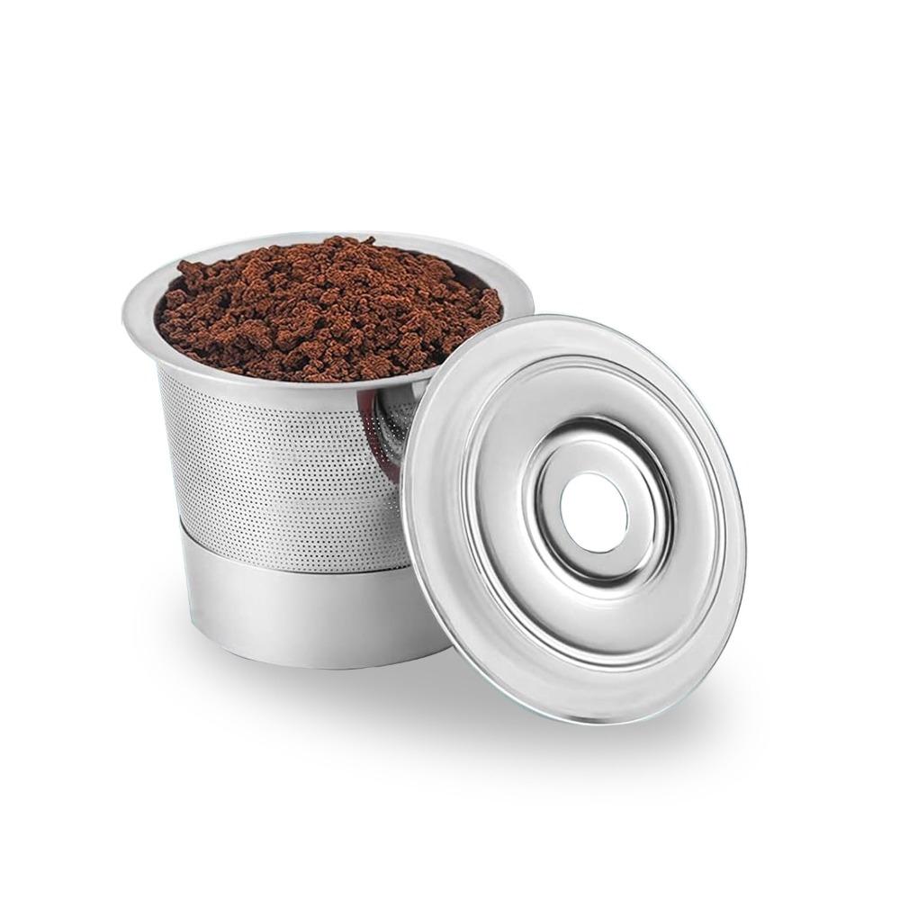 Reusable Stainless Steel K-Cup Filter - Compatible with Keurig 1.0 Coffee Makers & Ninja, Eco-Friendly for Home/Office Daily Use YJKJ-Ninja01