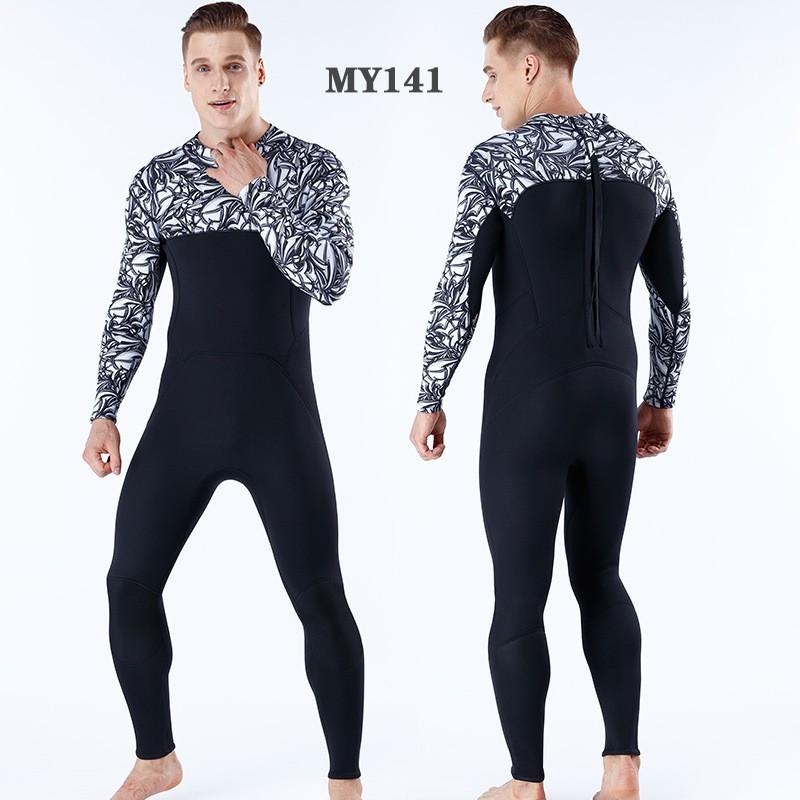 3mm Camo Full-Body Wetsuit Diving Surfing Snorkeling Men Women Warm Thermal Neoprene Suit S-XXXL